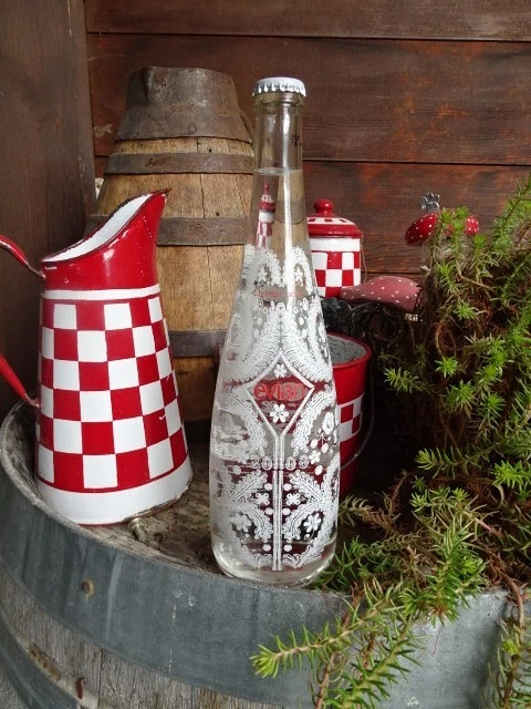 Bouteille Pepsi Cola En Verre 20cl Pleine - France 1951 - Collection Bistrot
