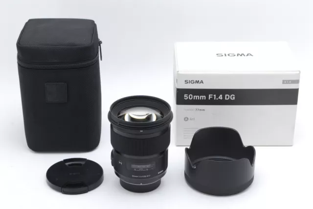 【NEUWERTIG - VERPACKT】Sigma 50 mm f/1,4 DG HSM Art Objektiv für Nikon F aus Japan