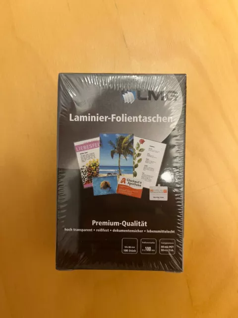 LMG LMGCC-100 100x Laminierfolien glänzend für Kreditkartenformat