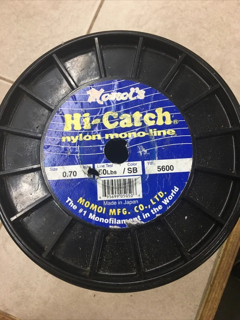 Momoi’s Hi-Catch Nylon Monofilament Line 50 Lbs Test 5600 Yards