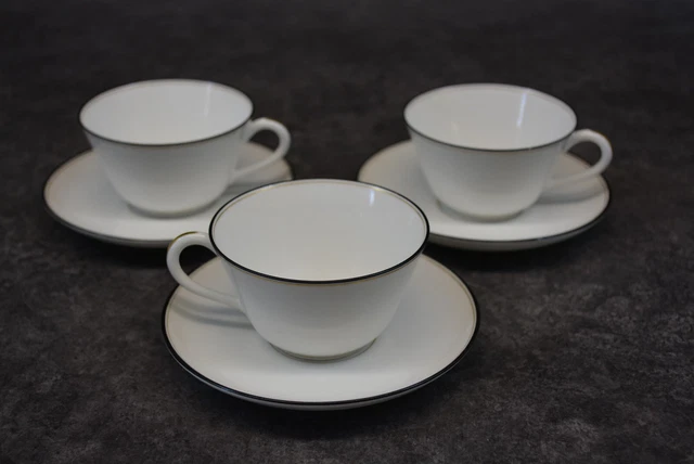 Lot De 9 Tasses à Thé Porcelaine Blanche - Bauscher Weiden - Occasion