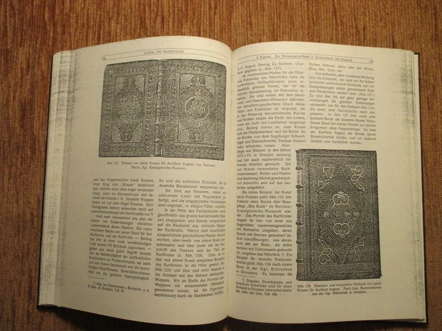 Loubier DER BUCHEINBAND 1904 Bibliophilie EINBANDKUNST Buchbinder HANDEINBAND 16