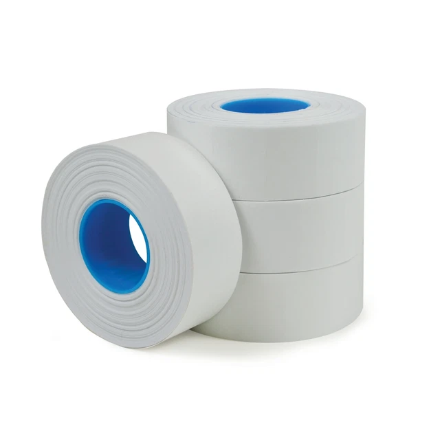 Office Depot 1-Line Price-Marking Labels, White, 1,200 Labels Per Roll, 4PK