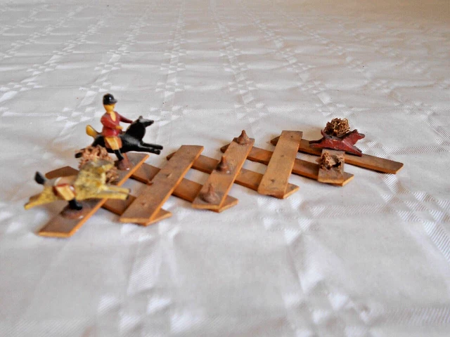 Vintage Erzgebirge Novelty Hunting set unusual needs work german