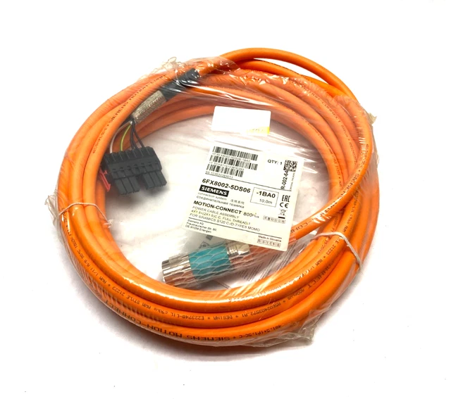 ~Siemens 6FX8002-5CS01-1AK0電源ケーブル29 6/12フィート