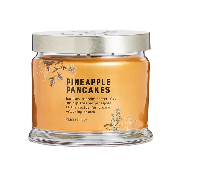 Pot 3 mèches ❤️❤️ Pineapple pancake ❤️❤️  PARTYLITE ► en stock idée cadeau