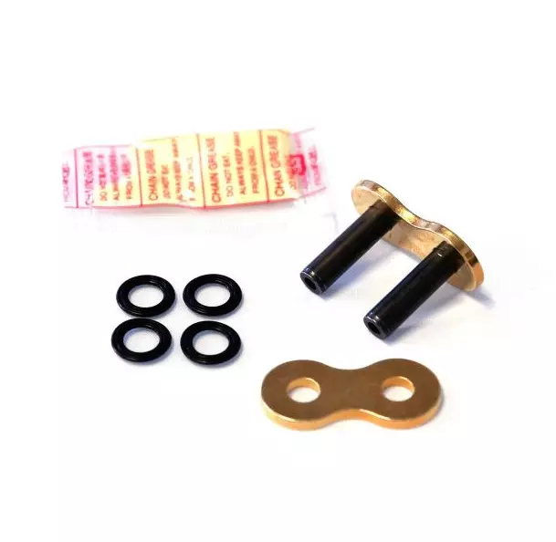 DID X- Ring 520 VX3 Gold and Black ZJ Rivet Connecting Chain Link