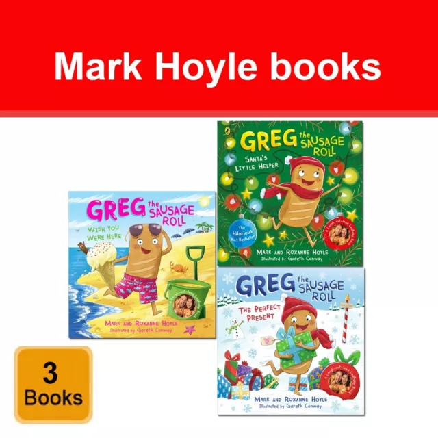 Greg the Sausage Roll Series 3 Books Collection Set By Mark Hoyle, Roxanne Hoyle