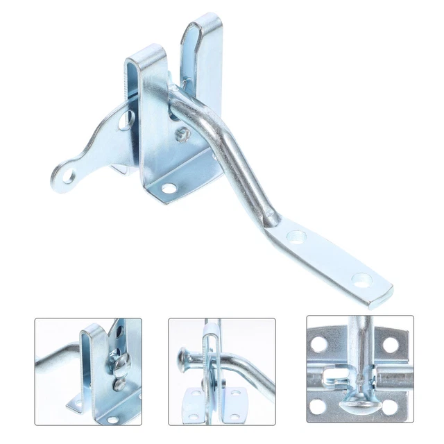 Door Lock Swing Bar The Fence Outdoor Locks Gates Automatic Metal