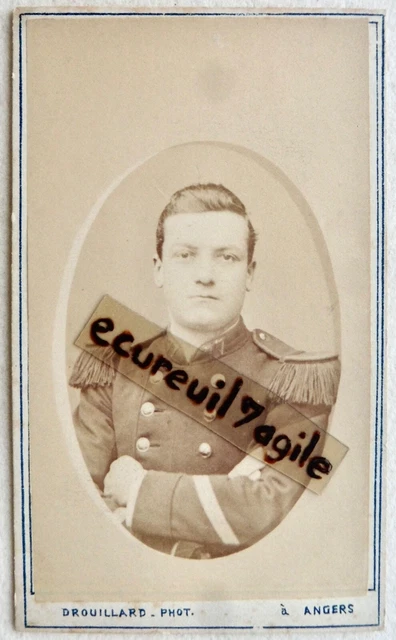 Photo Ancienne CDV Militaire - Le Raincy - Soldat 54e Régiment - Vers 1900 - Original
