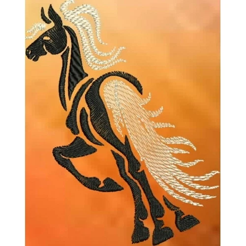 Embroidered Sweatshirt - Tribal Horse S2-05 Sizes S - XXL