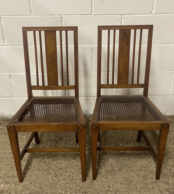 Pair of 1930's Art Deco Occasional Chairs by Gaylayde with Bergere Seat