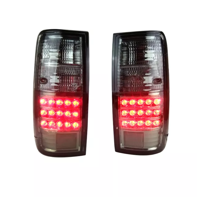 2x Black LED Tail Light Brake Lamp fit for Toyota Land Cruiser LC80 91-97