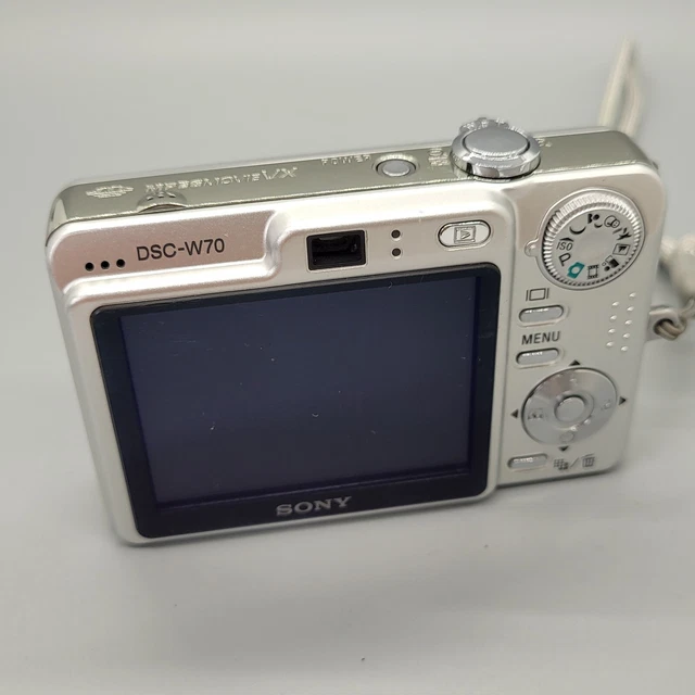 Sony Cybershot DSC-W70 7,2 megapixel fotocamera digitale compatta argento testato 2