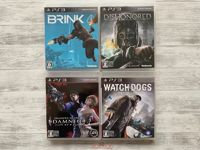 SONY PS3 Brink & Dishonored & Shadows of the Damned & Watch Dogs set from Japan