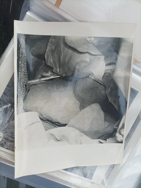 Rara Foto Apollo 12 Seconda Spedizione Sulla Luna Rocce Astronauti Originale