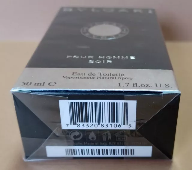 BVLGARI BULGARI DA UOMO SERA EDT 50ml NAT. SPRAY NUOVO/PELLICOLA 3