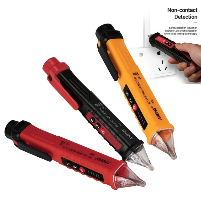 Elettrico Tester Penna W/Potenza Tensione Rilevatore Sonda 12-1000V Sensibilità