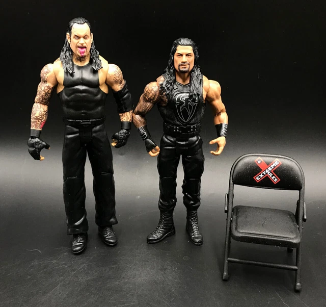 WWE Battle Packs Series 66 UNDERTAKER & ROMAN REIGNS Mattel 2020 Loose 7" Chair