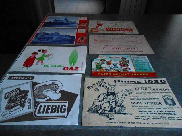 Lot De 23 Buvards Publicitaires