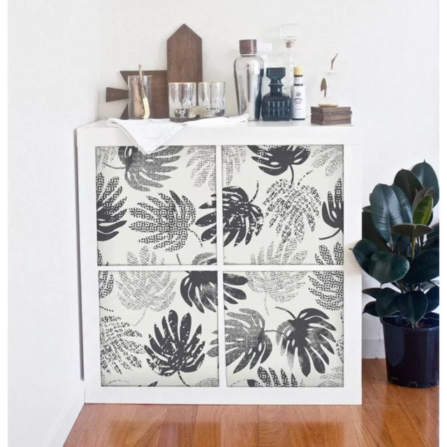 Decals Kallax / Expedit IKEA Monstera Leaves Exotic Pattern Removable Sticker