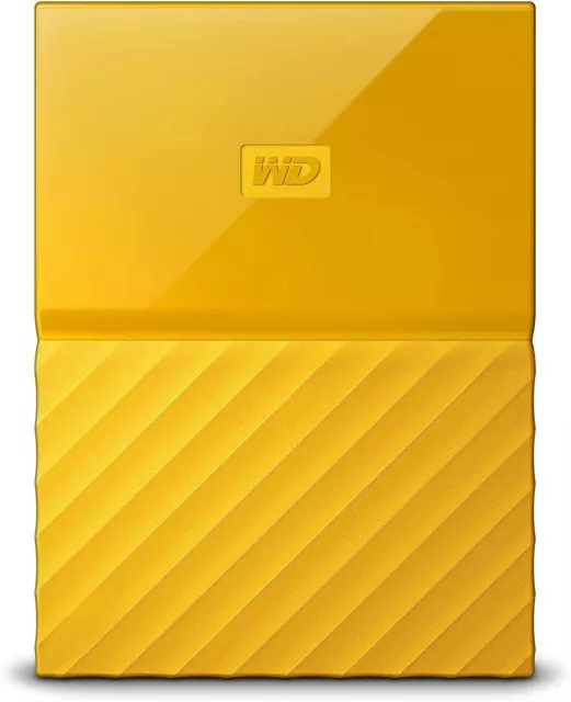 WD My Passport 1 TB externe Festplatte - Backup für PC, Xbox One PS4 - Gelb