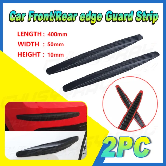 Car Front/Rear edge Guard Strip Scratch Protector Anti-collision Rubber Sticker