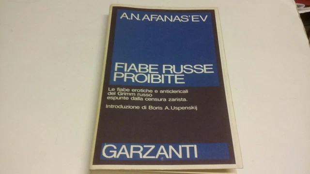 Afanas'ev fiabe russe proibite Garzanti 1990, 12mr23