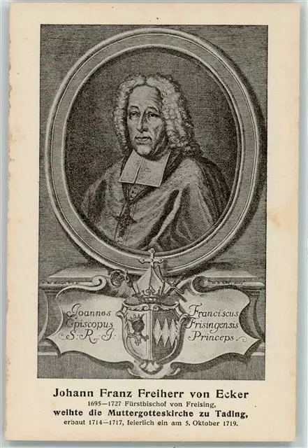 39258680 - 8050 Freising Portrait Johann Franz Freiherr von Ecker