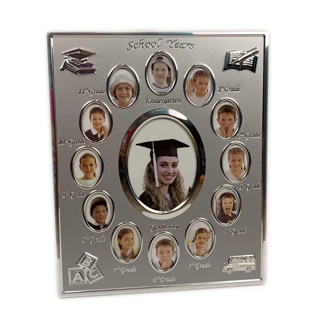SCHOOL YEARS PHOTO Frames Photos K12 Collage Picture Frame with 13