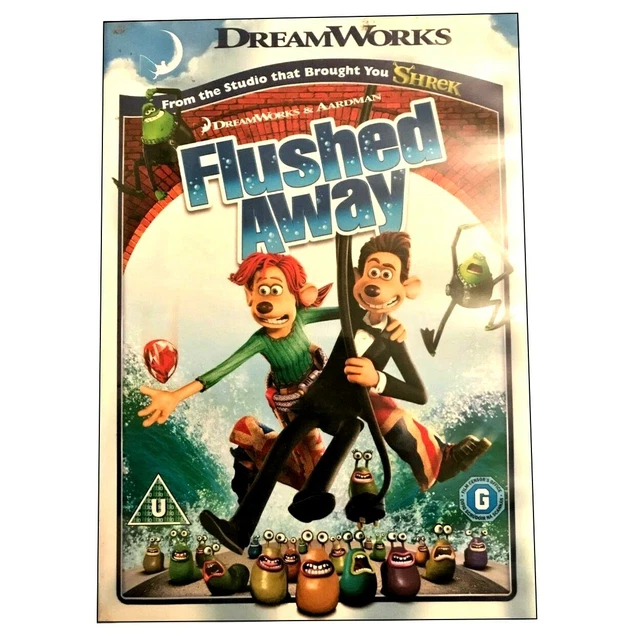 FLUSHED AWAY DVD DreamWorks Very Good Condition £1.75 PicClick UK