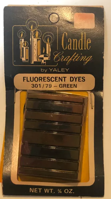 Tinte concentrado de velas verdes vintage sellado por Yaley