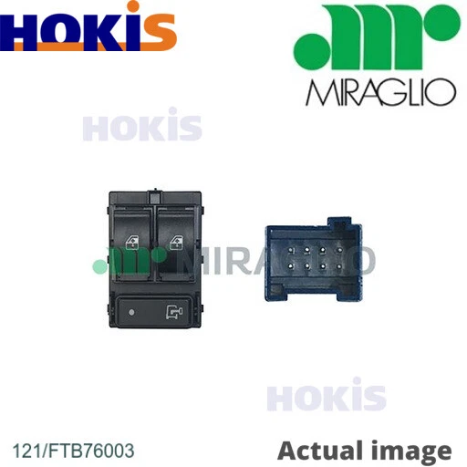 Interruttore Alzacristallo Elettrico Universale – Per Fiat Ducato, Doblo, Peugeot Boxer, Citroen Jumper (2006-2016) – Ricambio 6490X9