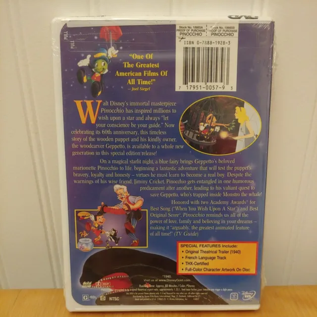 Pinocchio (DVD, 1999, Limited Issue) 2