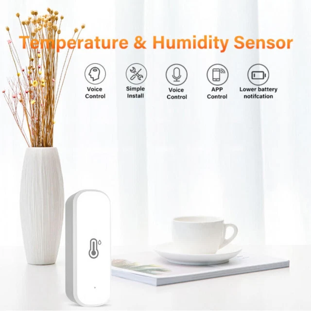 TUYA ZIGBEE WIFI Temperature Humidity Sensor APP Remote Monitor For ...
