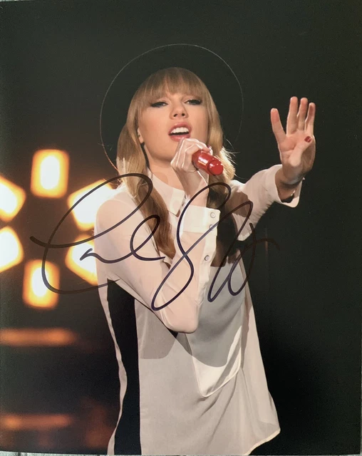 Hand Signed TAYLOR SWIFT HAND Signed Autograph 8x10 Photo With COA £64.16 - PicClick UK