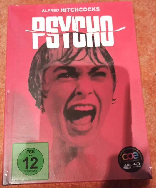 Mediabook Psycho ALFRED HITCHCOCK 4K UHD Blu-Ray SAMMLUNG NEU IN FOLIE OVP