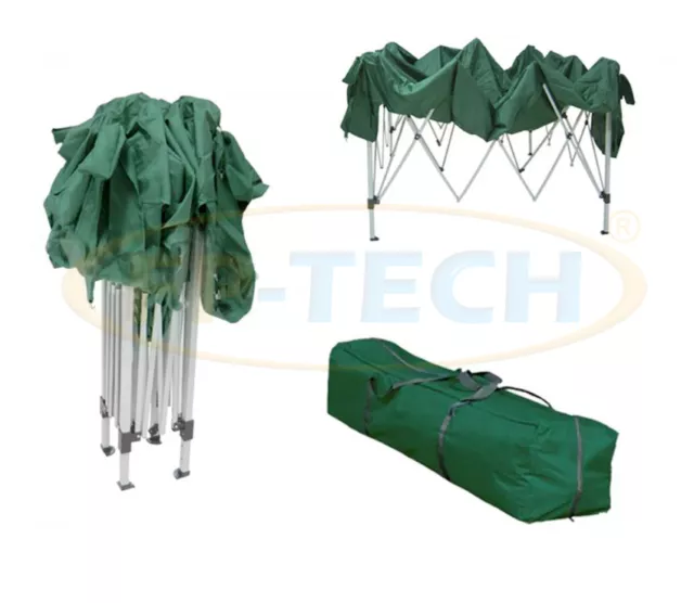 Gazebo Pliant Jardin 3X3 Automatique Pliable Accordéon Stand Foire 3