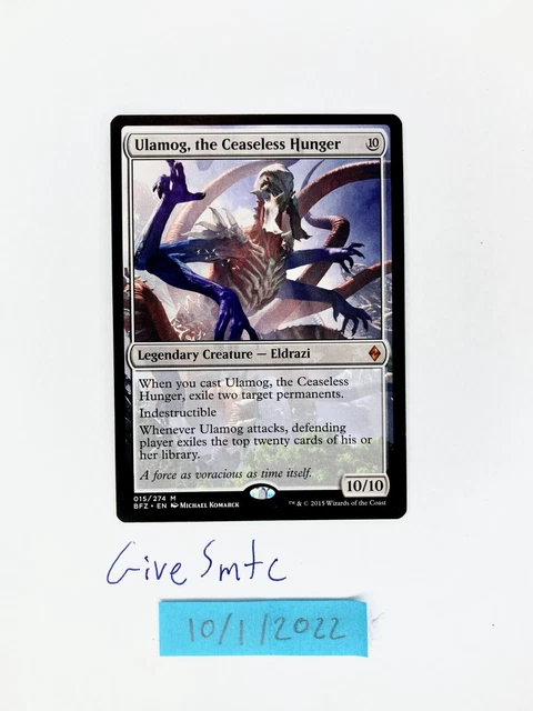 Ulamog's Reclaimer 4x FOIL BFZ MTG Battle for Zendikar Uncommon NM blue Ulamog's Reclaimer 4x FOIL BFZ MTG Battle for Zendikar Uncommon NM blue