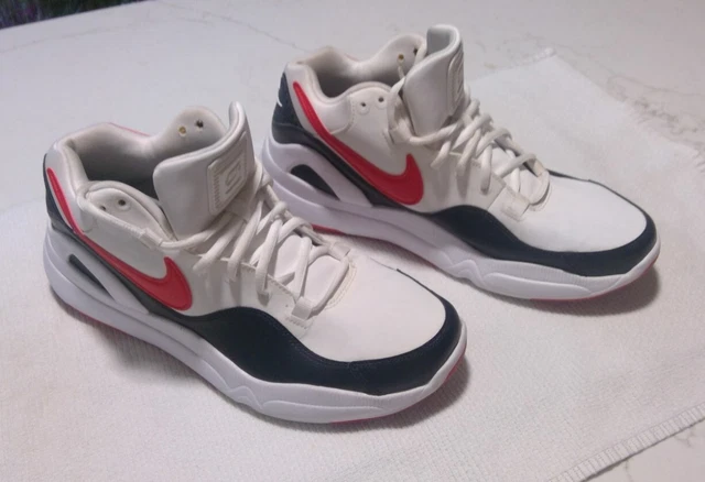 NIKE DILATTA PREMIUM White Black Red Sneakers AA2159 102 Sz 10