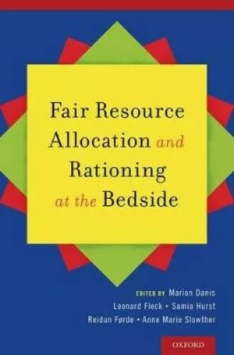 Danis, M: Fair Resource Allocation and Rationing at the Beds by Marion Danis