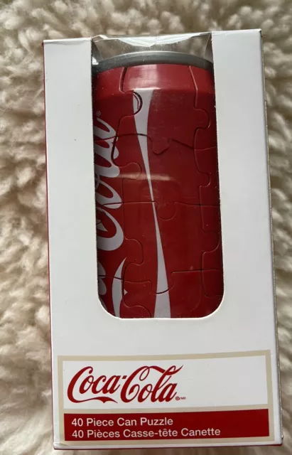 NEW! Coca-Cola Coke Can 3D Jigsaw Puzzle 40 Piece In Box 2011