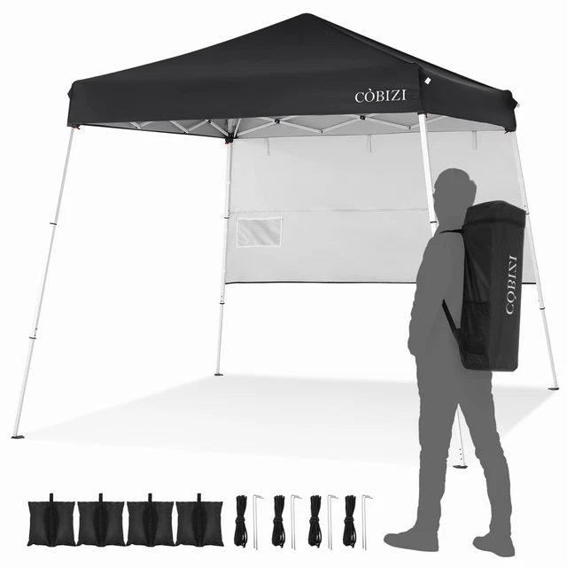 Pavillon Garten Party Camping Fest Event Bier Zelt mit Rucksack 2,2x2,2m Tragbar