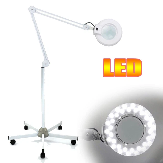 8 x diottrie 120 LED lampada a lente di ingrandimento luce fredda lente di ingrandimento luce