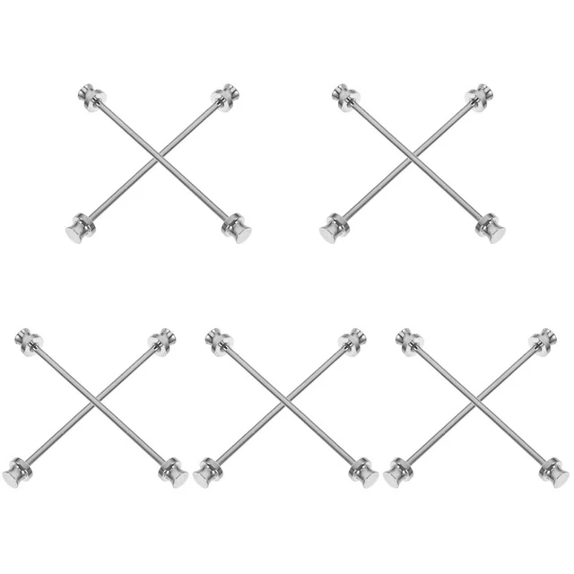 10 pcs Metal Necktie tie collar brooch clip Pin collar stay brooch Pin Shirt Col