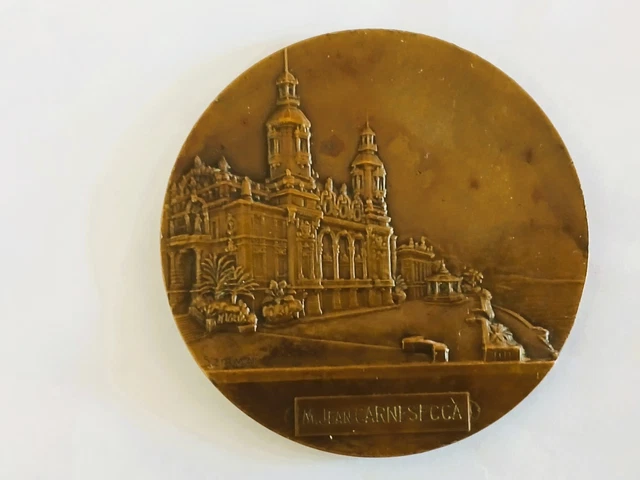 S12N) BELLE MÉDAILLE de LA PRINCIPAUTE DE MONACO CLASSE or n°3 medal EUR 51,00 - FR
