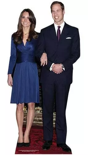Prince William and Kate Middleton Lifesize Cardboard Cutout - 171cm