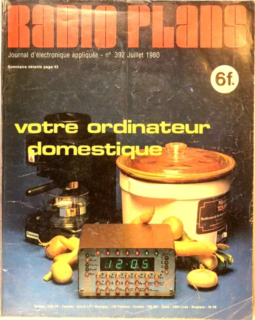 Electronique Radio Plans juillet 1980 N°392