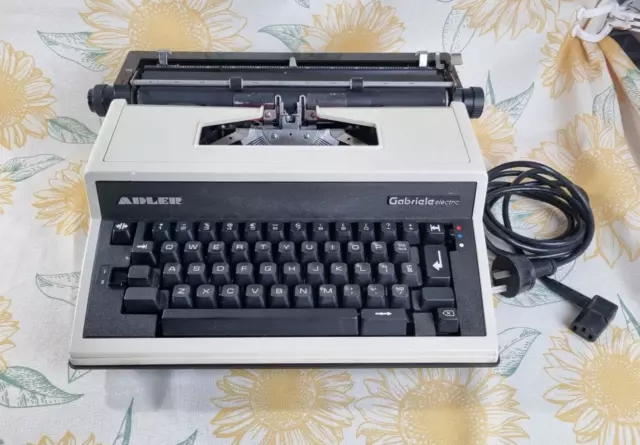 Vintage | Not Working For Parts or Repairs Adler Gabrielle Electric Typewriter 2