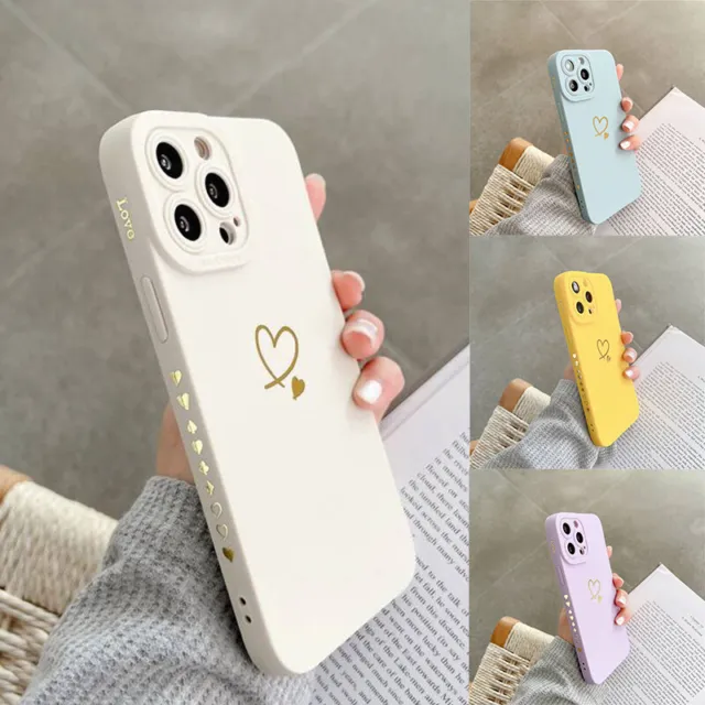 For iPhone 14 13 LUXURY Back PLUS Case Silicone Cover Love Girl 12 11 Pro Max XR